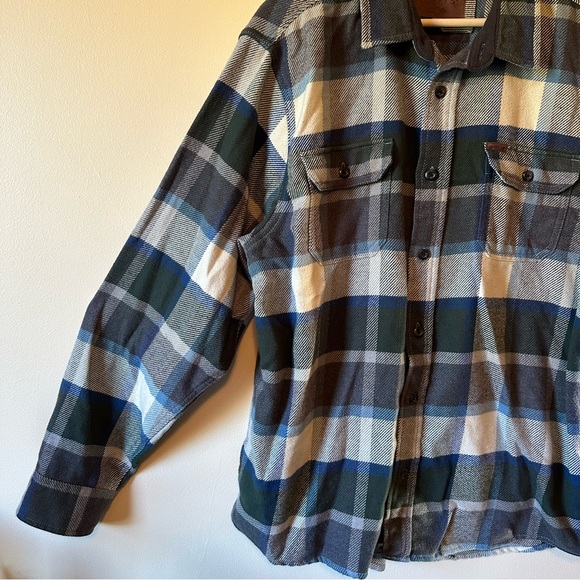Orvis Big Bear Flannel Shirt Mens Extra Large XL Lumberjack Dadcore Cabincore - Picture 8 of 11